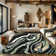 Galaxy Series Abrstract Black/Gray/Ivory/Beige Area Rug