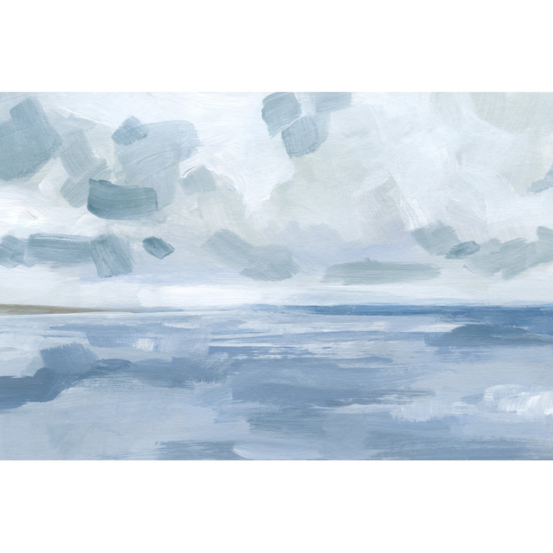 Calme paysage marin I, H 20 po x l 30 po x P 1,25 po