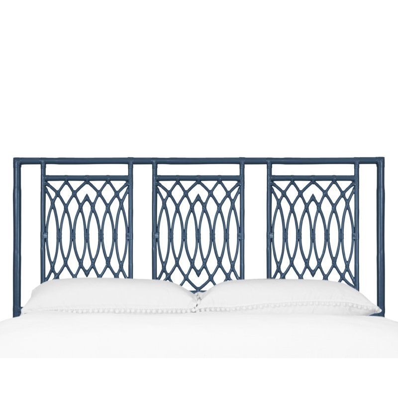 Haskins Standard Bed, King, Navy Blue