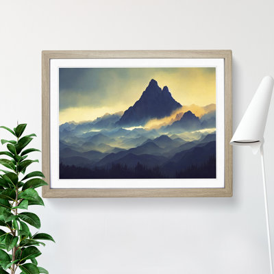 Beguiling Mountain Landscape - Single Picture Frame Painting