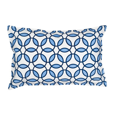 Rings Cotton Canvas Lumbar Pillow