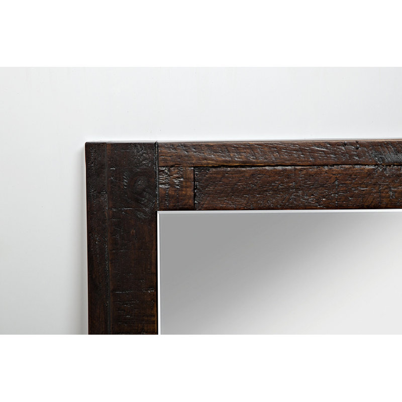 Miroir de commode vieilli rustique Delma