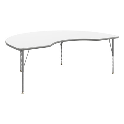 Goddard Commercial Adjustable Height Kidney Activity Table