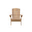 Foldable Outdoor Adirondack Chair With Ottoman