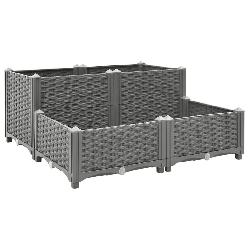 Bosonohy Raised Garden Bed, Light Grey