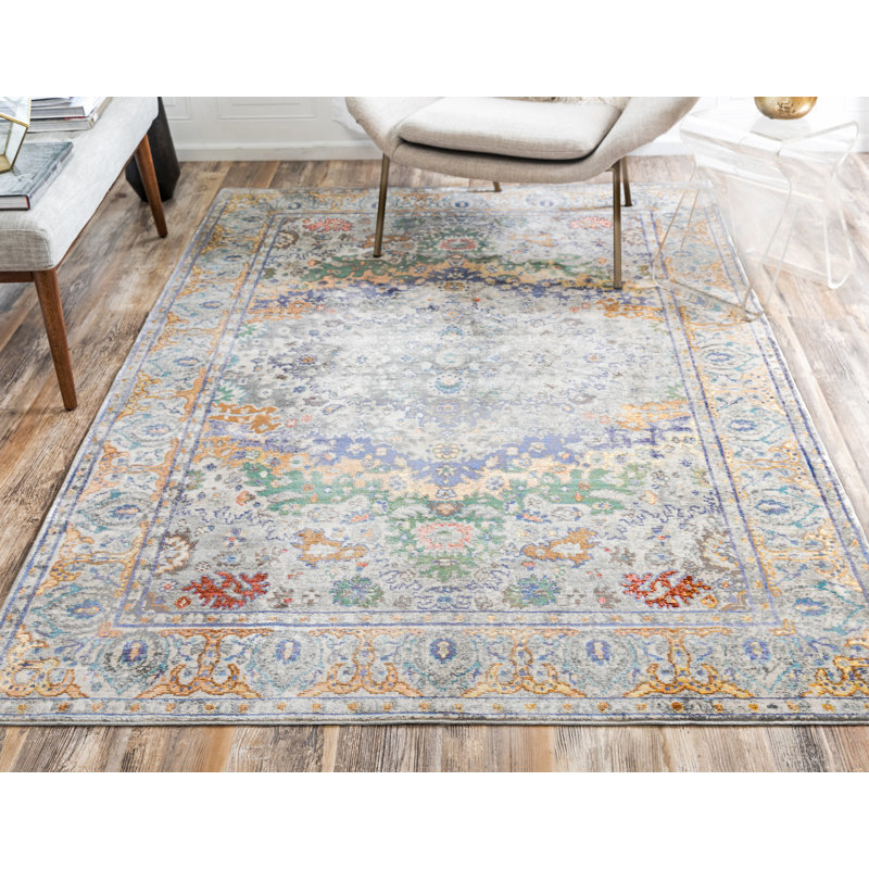Glasser Oriental Indoor Rug, Rectangle 4'1" x 6'1"