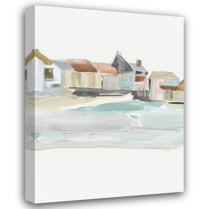 Art sur toile tendue, Susan Dovecove Pepe, Seaside Tranquility I, H 24 po x l 19 po