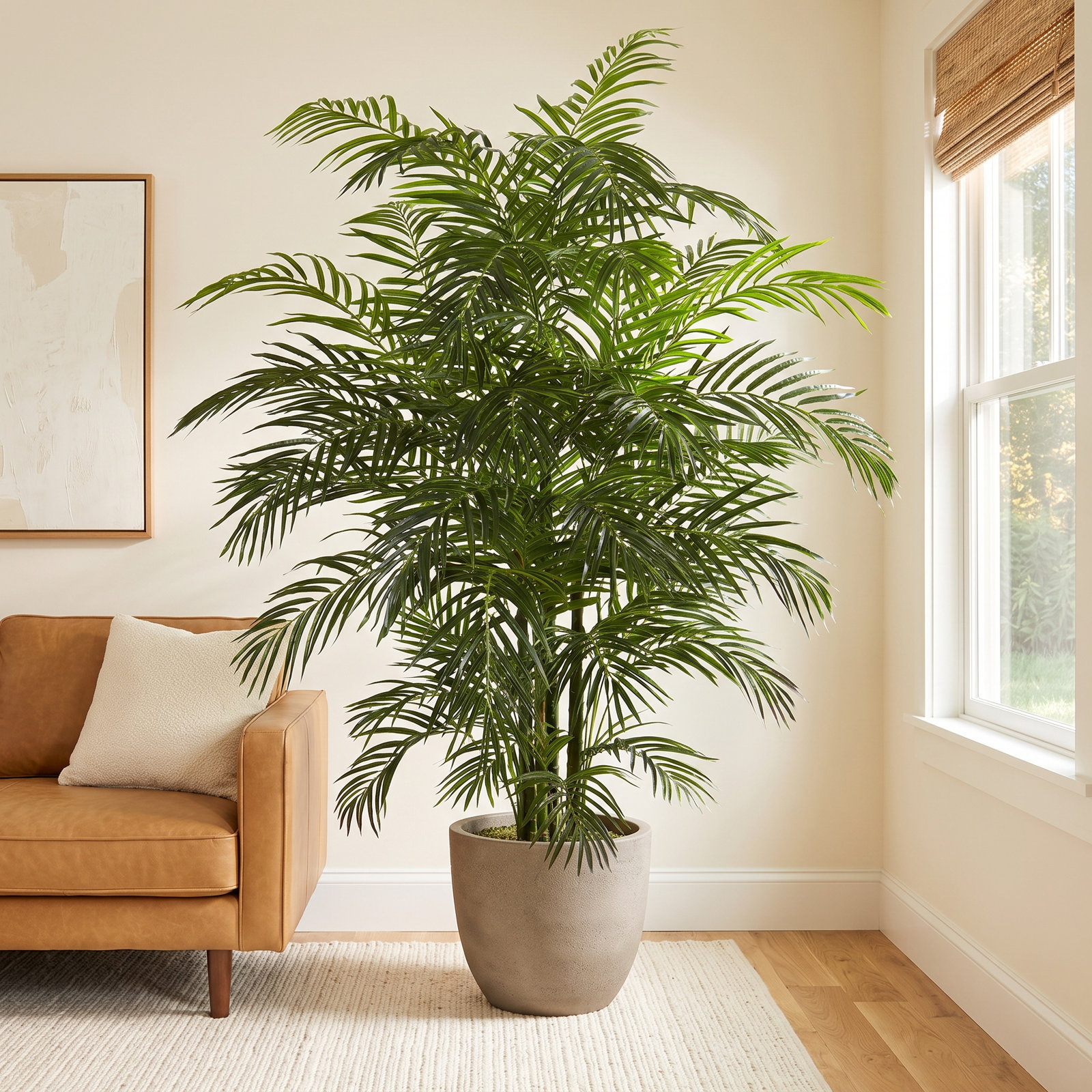 Sommer Areca Palm Tree in Pot, 78" H x 60" W x 45" D