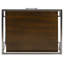 Table de bout en verre avec rangement-114380236
