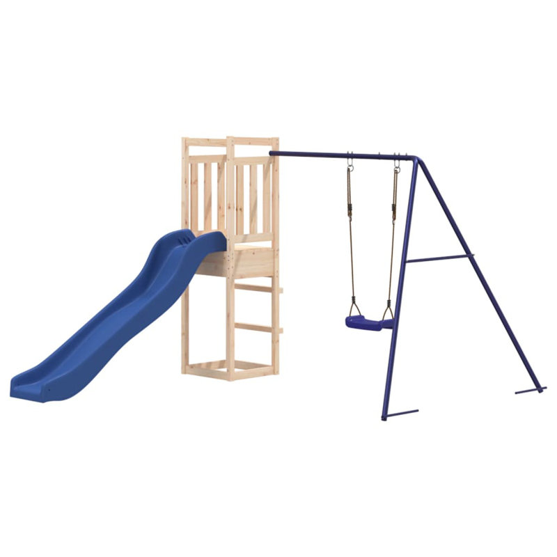 Garay Freeport Park Swing Set with, Brown
