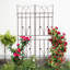 Paquet de 4 treillis de jardin en métal pour plantes grimpantes-444100064