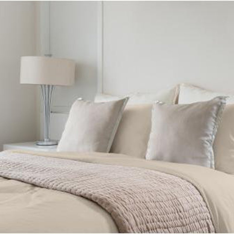 Ensemble de draps 3 pièces Deluxe Soft 100% rayonne dérivée de bambou, Ensemble de draps pour lit simple avec 1 taie d'or