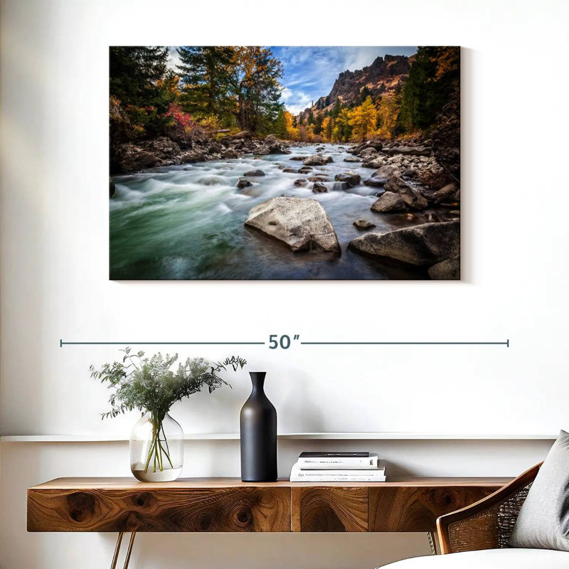 Alvord Teton River Rush, 26" H x 39" W
