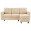 L-shaped 3 Seater Convertible Sofa With Led, Usb And Ottoman-348980676