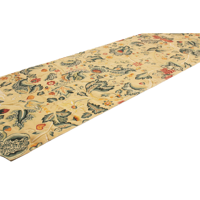 One-of-a-Kind 3'4" X 17'9" Hand Knotted Area Rug