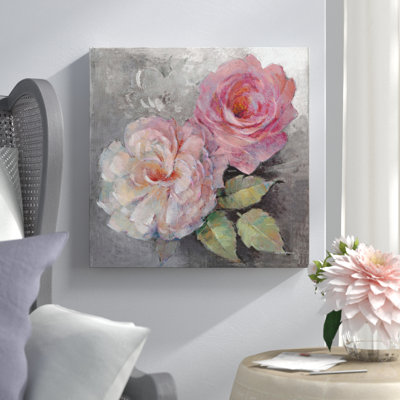 " Roses On Gray I " by Peter McGowan