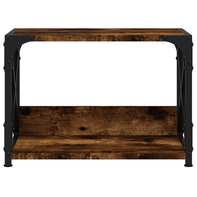 Denville Monitor Stand, Smoked Oak