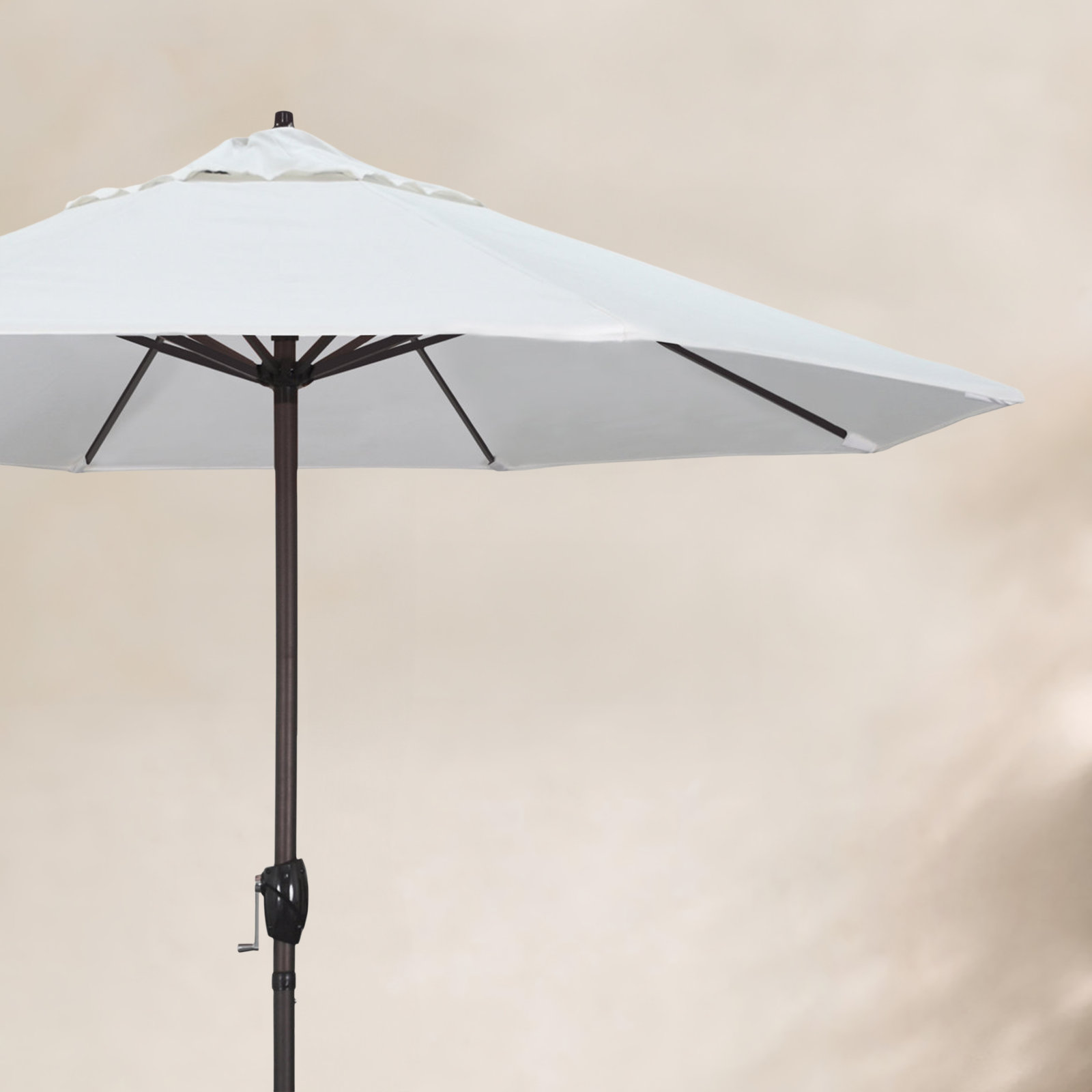 108'' Outdoor Umbrella, Canvas Natural Sunbrella® Canvas