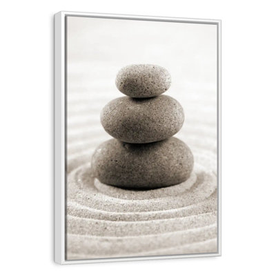 Stone Stack On Zen Garden
