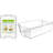 Clear Freezer Storage Organizer Bins, Set of 4, Stackable Refrigerator Containers