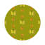 Gem Emeralds Vegan Leather Round Pebble Placemat-1606703735-1606703690