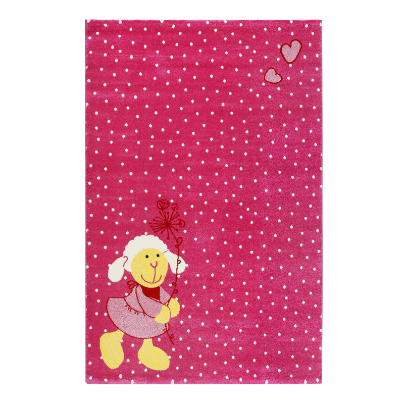 Hot pink Rug, Rectangle 80 x 150cm