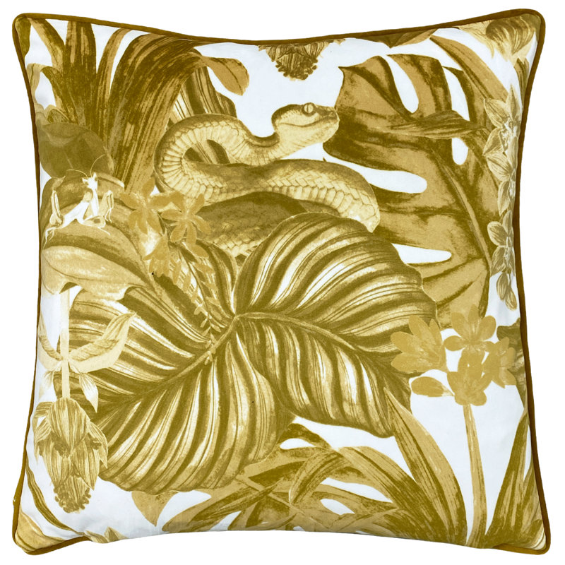 Abstract Square Cushion, Feathers