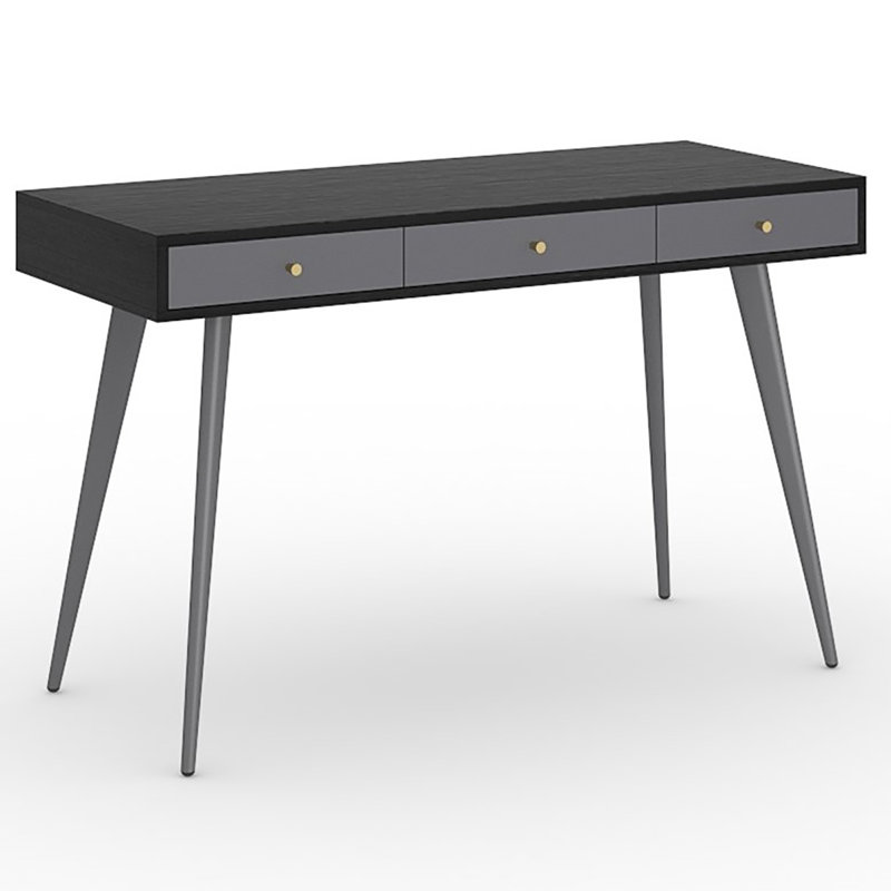 Bureau Birkley, Noir / gris