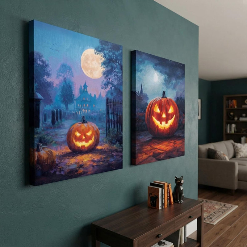 2 Piece Wrapped Canvas Wall Art, 40cm H x 30cm W