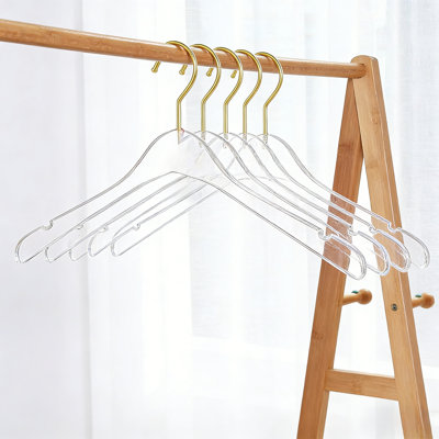 Paquet de 45 cintres robustes, idéal pour les robes, pantalons, costumes, vestes et autres vêtements lourds, solution de rangement pour garde-robe peu encombrante