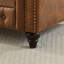 Base Chesterfield moderne avec tissu technique et accoudoirs roulés-504279287