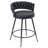 Swivel Upholstered Counter Stool-2080452586