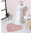 Schoenberger Heart Shape Bath Rug 25"x25"-1611439382