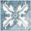 Déco provincial X 6 po Carreau de porcelaine