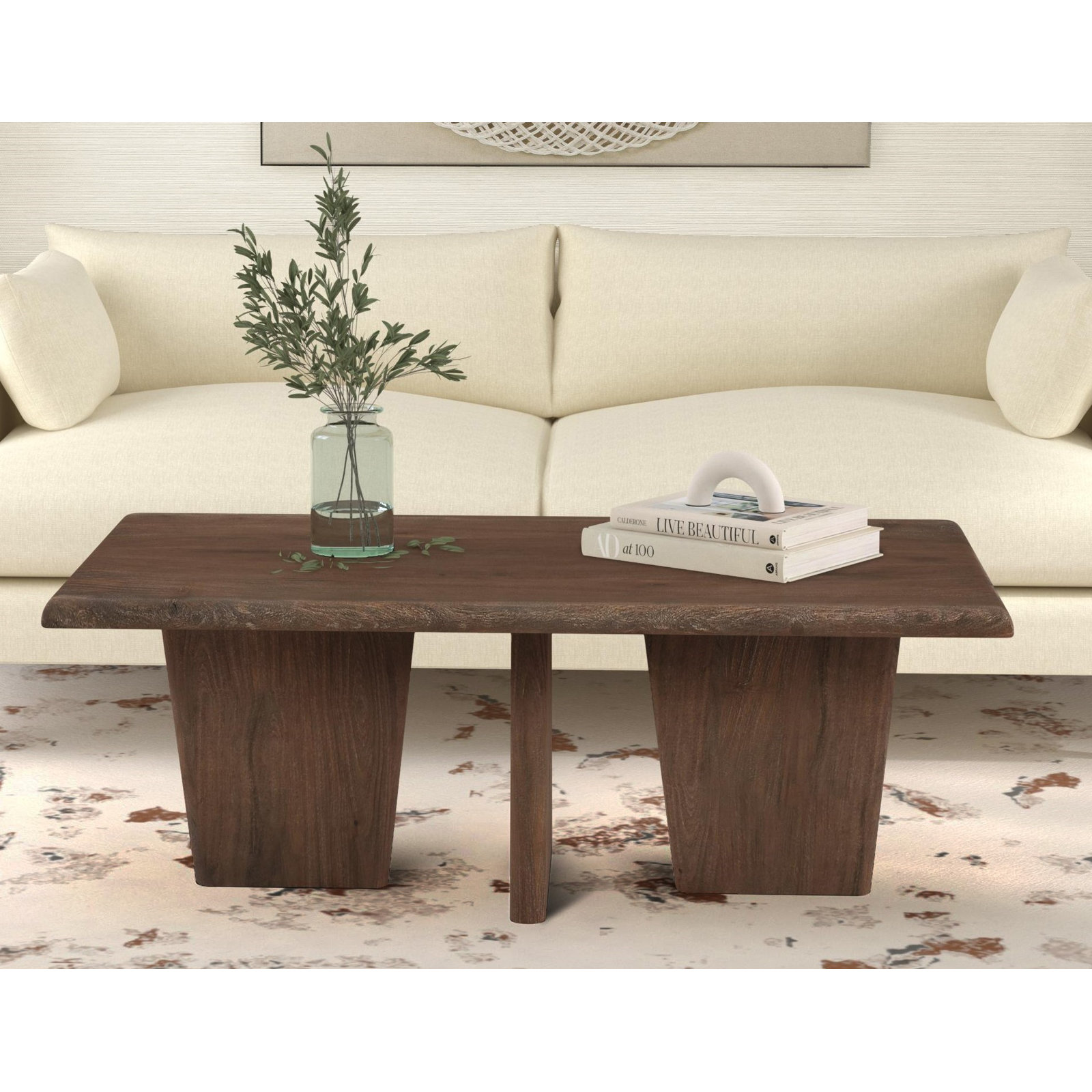 Alsey Solid Wood Single Coffee Table