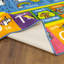 Tapis avec motif d'alphabet, des mois, jours et saisons pour l'apprentissage des enfants par le jeu pour la salle de classe ou la salle de jeux Weranna-22600030