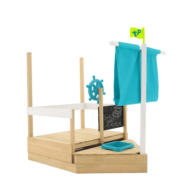Bac à sable de fantaisie en bois massif 70 po x 36 po TP Jouets