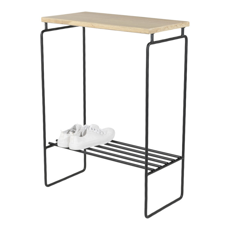 Clint 57cm Solid Wood Top Console Table
