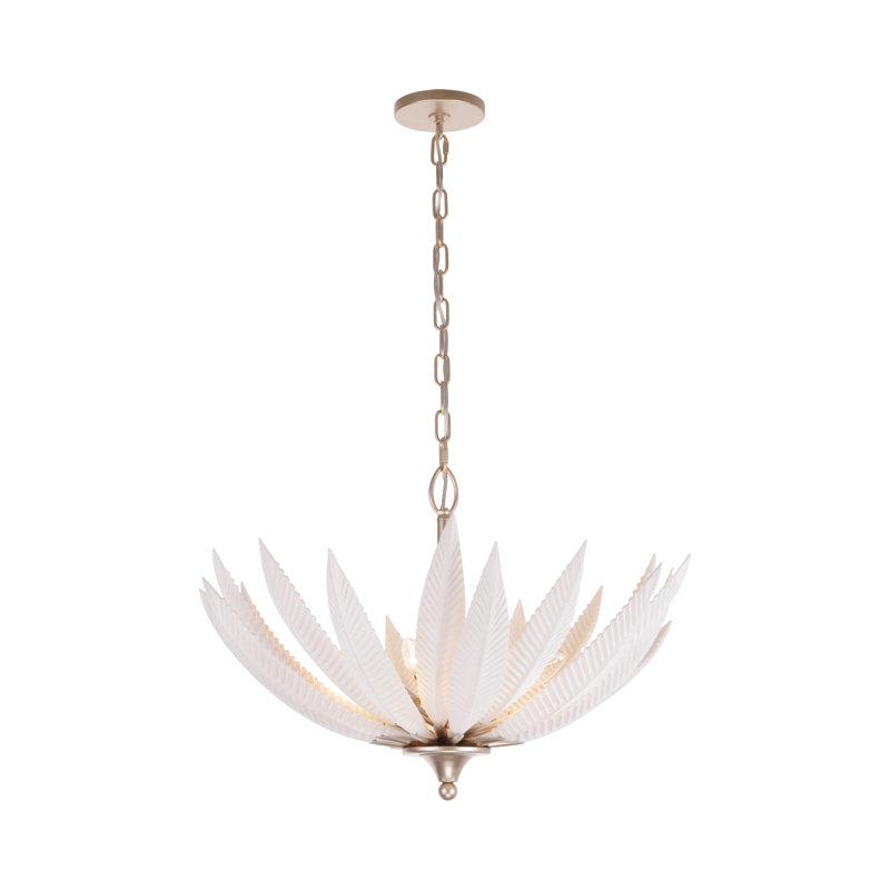 Luminaire suspendu Zanara, Poussière dorée, 6