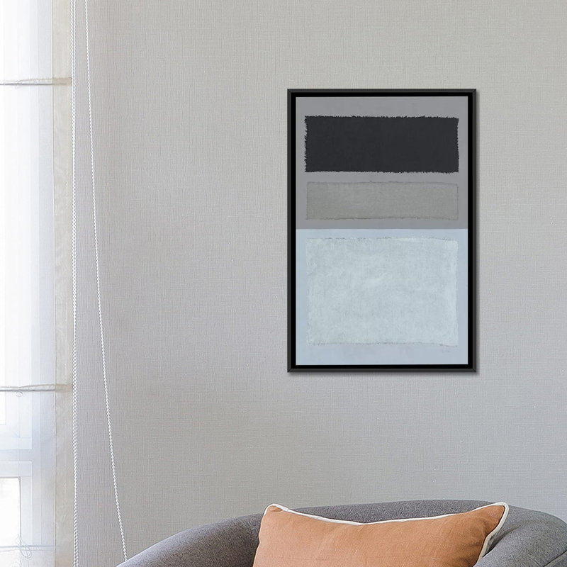 « paint tressage ii », reproduction d’impression sur toile tendue, H 26 po x l 18 po x P 1,5 po, Toile encadrée noire