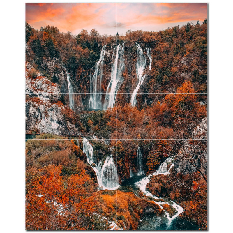 12'' x 12'' Satin Ceramic Decorative Mural