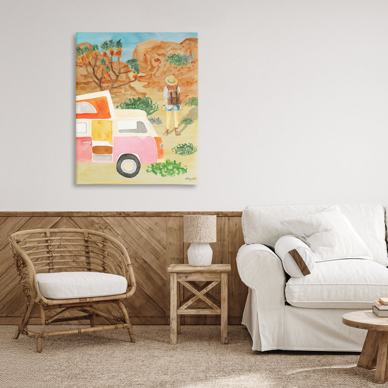 Toile Mojave Desert Road Trip, conception de Hillary Holt, 30 x 24