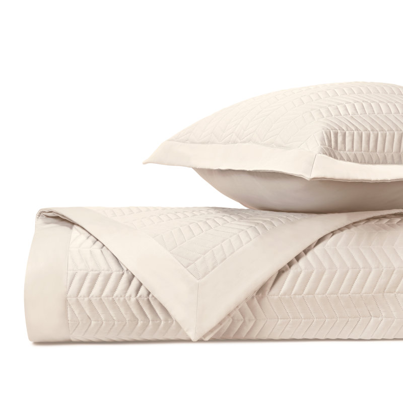 Chester Quilted Sateen Coverlet Set, Blue Gray, Twin Coverlet + 1 Standard Sham 