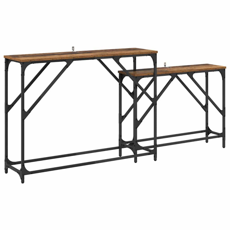 100cm Console Table, Old Wood