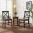 Gelacio Solid Wood Cross Back Side Chair-2082351665