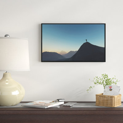 «Look from Mountain», photographie encadrée sur toile
