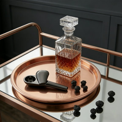 Cuillère à fumée noire en acier inoxydable