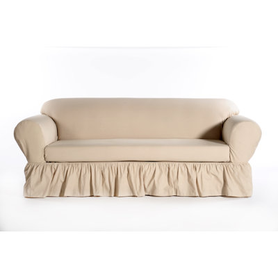 Cotton Box Cushion Loveseat Slipcover