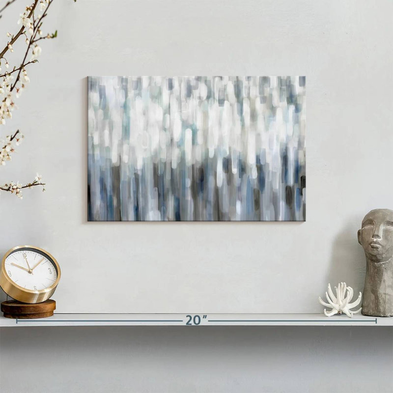 Avery Silver Rain, 8" H x 12" W