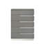 Coffres verticaux en bois Arielah Marchan, gris